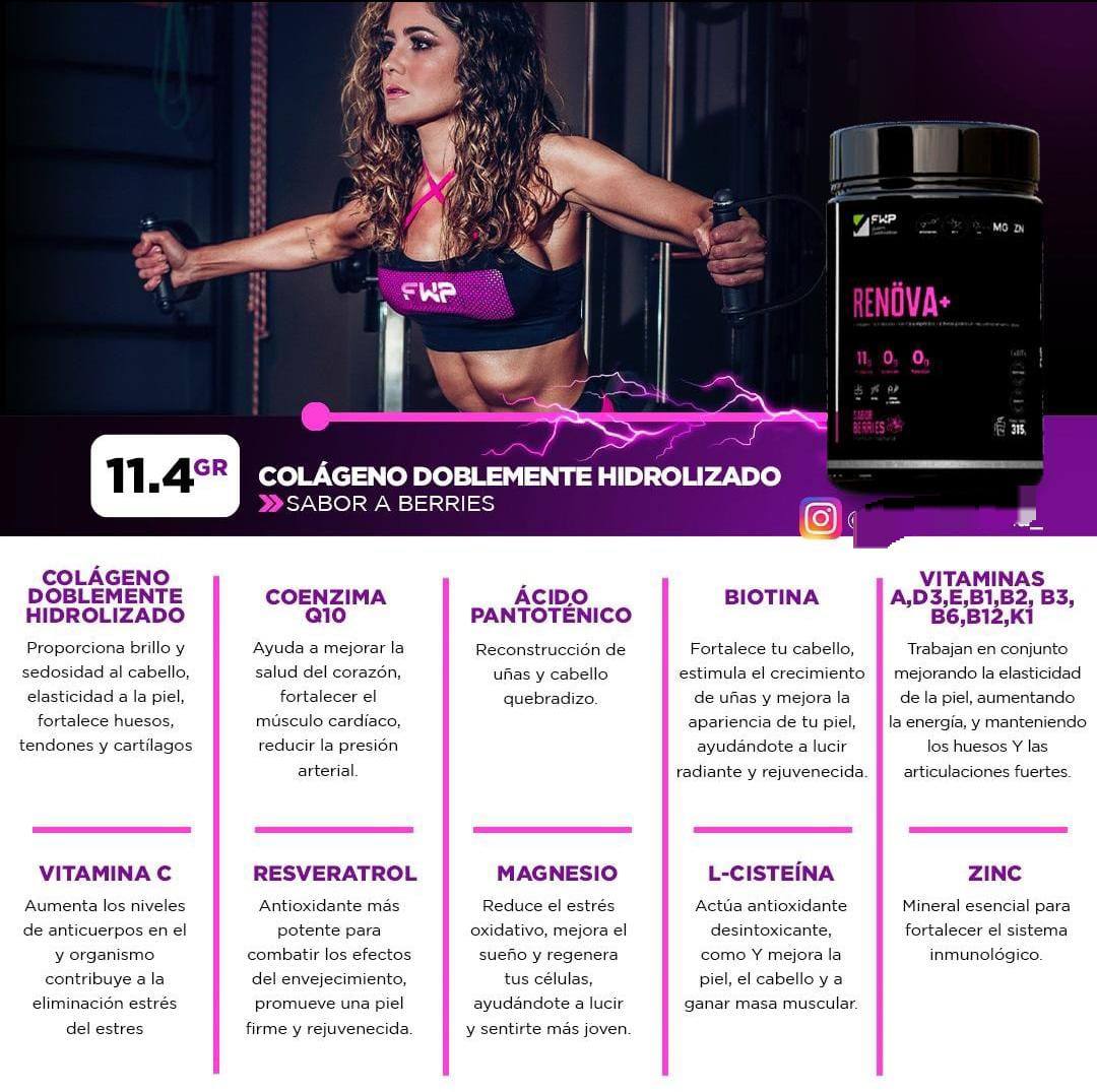COLAGENO RENOVA 🍇⭐ - DOSIS DIARIA DE JUVENTUD