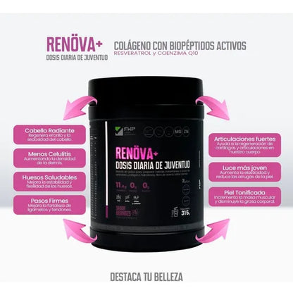 COLAGENO RENOVA 🍇⭐ - DOSIS DIARIA DE JUVENTUD